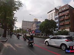 Amateur teen couple having sex after a day out in Bangkok Thailand