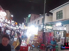 Amateur teen couple having sex after a day out in Bangkok Thailand