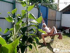 I caught my neighbor masturbating furiously outdoors