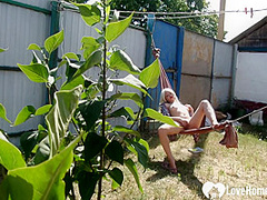 I caught my neighbor masturbating furiously outdoors