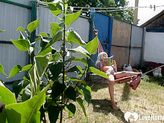 I caught my neighbor masturbating furiously outdoors