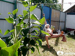 I caught my neighbor masturbating furiously outdoors