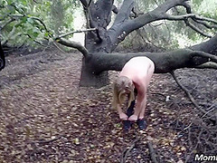 Blonde Milf Harper Outdoors Fun