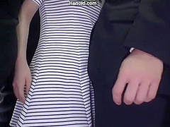 Pressed Right Om Up Against Milf