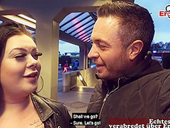 Fat German Bbw Teen Fucks In Berlin Train Station At Pick Up Date