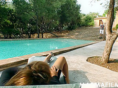 Cougar On Vacation Finds A Big Cock