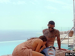 Sexy Babe Anya Tries To Get Dp From Two Massive Bbc With Anya Krey