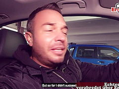 german fat chubby milf at real public pickup date at train station pov