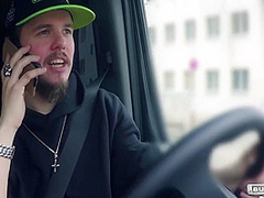 Kitty Core - Crazy German Milf Takes It Rough On The Van From A Perv Horny Man