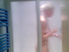 My brothers 20yo girlfriend under shower