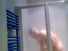 My brothers 20yo girlfriend under shower