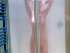 My brothers 20yo girlfriend under shower
