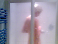 My brothers 20yo girlfriend under shower