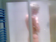 My brothers 20yo girlfriend under shower