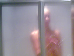 My brothers 20yo girlfriend under shower