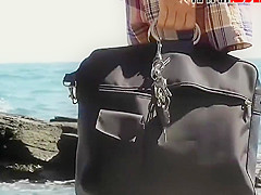 Everyone is excited when this nudist girl shows up