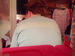 Big Booty Mom Caught Changing