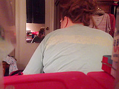 Big Booty Mom Caught Changing