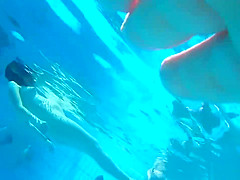 Nude couples underwater pool hidden spy cam voyeur hd 1