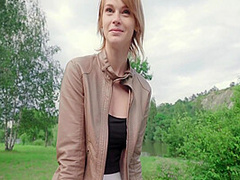 Sexy Ariela Donovan Shows Her Amazing Tits, Sucks Cock & Strec