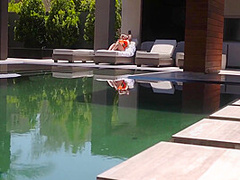 Cali Carter - Humping In The Backyard With Her Tattoos