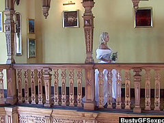 Hungry For Cock Savannah Gold Gets It Outdoors By A Stranger