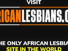 Horny Ebony Lesbo Sneaks Out To Eat Pussy