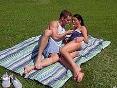 Hot Tanned Babe Anastasia Sweet Crazy Sex