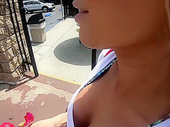 Horny Blonde Twerks Ass And Cruises For Cock