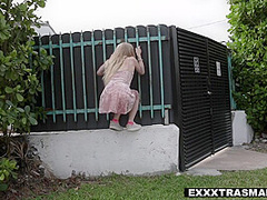 Blonde Slut Ambushes Jmac 4 Cock!