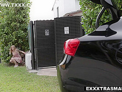 Blonde Slut Ambushes Jmac 4 Cock!