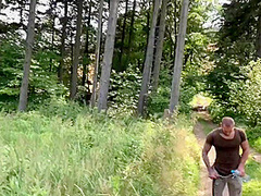 Fucking Isizzu Outside Like A Slut !!! Hard Fucking - Michaela Isizzu