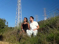 Outdoor Action With Exciting Ebony Lady - Noemilk