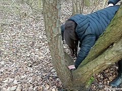 Fucked and creampied by strangers at the highway during corona lockdown