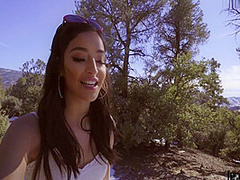 Stranded Chick Emily Willis Gets Pouned Hard By A Big Cock In The Wild