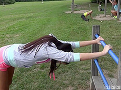 Swinger Love Making In Forest - Eveline Dellai