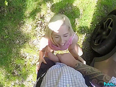 A Saucy Blond Gets Fucked On-camera In Her First Pov Xxx