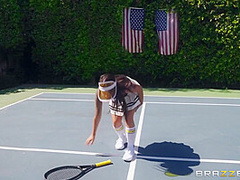 Teen Gina Has Her Hairy Cunt And Ass Fucked By A Big Dicked Tennis Player - Xander Corvus And Gina Valentina