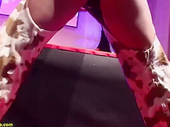 Flexi Cowgirl Milfs On Public Stage