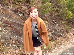 Japanese Babe Shows Her Pussy Outdoor