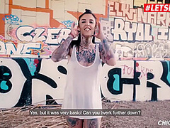 Busty Tattooed Spanish Chick Fucked Super Hard Outside - Emilio Ardana