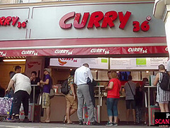 Public german slut humiliated and ass fucked pissed on