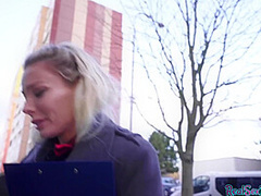 Pulled aussie babe publicly pickedup before outdoor blowjob