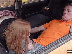 British ginger publicly rides driving instructor after bj