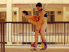 He Makes Her Fuck In Public Earth Collection 2 Outdoor Sex With Spec Effects