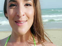 Hot Babe Amirah Adara Went For Sun Bathing But End Up Fucking