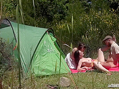 Outdoor Lovemaking Getaway With Cassy And Luna