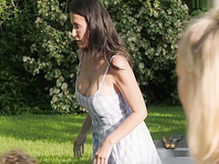 Sexy Milf Reagan And Teen Bailey Have A Picnic Threesome