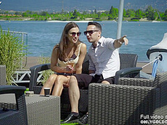 Flirtatious Gold Digger Alyssa Reece Screwing Hard With Raul Costa