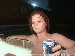 Naughty Tub Afterparty With Drunk Girl - 18 Years Old